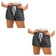 thumbnail image 2 of Guardurnaity Pantalones cortos Elástico Correr Entrenamiento Pantalones cortos Pantalones de chándal Ropa de verano Gris oscuro S 2piezas, 2 of 6