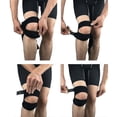 thumbnail image 2 of 2 Pcs Rotule Genou Sangle Hommes Femmes Genou Réglable Soutien du Tendon Bande Genou Soulagement de la Douleur pour l'Arthrite de Basket-Ball Runnning, 2 of 3