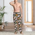 thumbnail image 2 of Balery Roosters and Chicks Pantalones de pijama para hombre, pijama ultraligero, pantalón de descanso-Large, 2 of 6