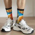 thumbnail image 6 of KLL Vibrant Picnic Food Spread Print Cool Socks Men's Women's Crew Socks Funny Crazy Novelty Stockings, 6 of 6