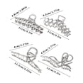 thumbnail image 4 of AWAYTR Metal Hair Claw Clips for Women - Irregular Large Hair Clips for Thick Hair Thin Hair Non-Slip Hair Styling Accessories for Women Girls, 4 of 9