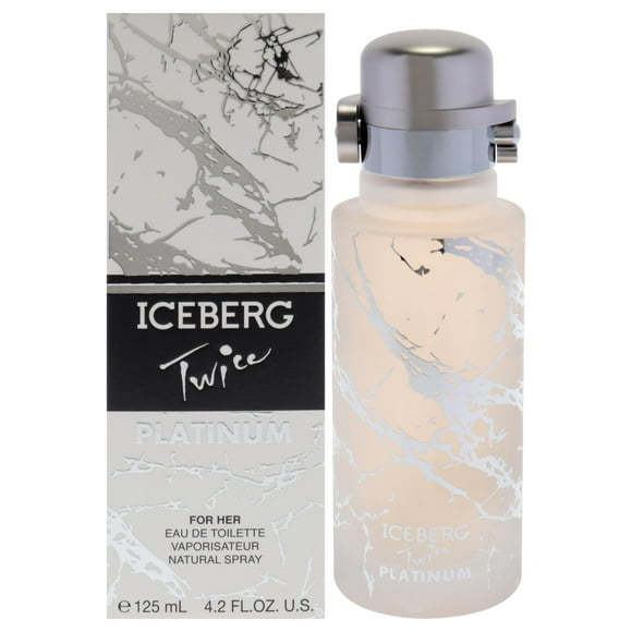 Twice Platinum de Iceberg para mujer - EDT en aerosol de 118 ml