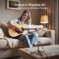 thumbnail image 3 of 4K Webcam for Streaming, World’s 1st Dual-Camera AI-Powered 4K Camera w/AI Autofocus, 3 Mics Array&3 Sound Modes, USB Webcam with Clip, Great for Streaming, Desk Setup and Creative Gifts, 3 of 9