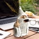thumbnail image 4 of Gnomos Resina Artesanía Anciano con barba blanca Dwarf Estatuas al aire libre Estatuas Adornos de Yarda Estatuillas Decoraciones de Navidad al aire libre Yard kenally HA012419-00B, 4 of 6