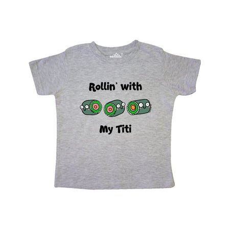 

Inktastic Rollin with my Titi Gift Toddler Boy or Toddler Girl T-Shirt