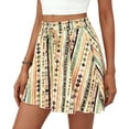 thumbnail image 4 of PRETTYGARDEN Women's Flowy Shorts Summer Fashion Beach Vacation Clothes Casual High Waist Wide Leg Ruffle Shorts, 4 of 8