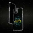 thumbnail image 6 of DistinctInk Clear Case for Apple iPhone 13 Pro MAX (6.7" Screen) - Trust Starts With Truth, 6 of 9