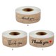 thumbnail image 3 of 300 unidades de etiquetas de sello de papel Kraft para etiquetas de bolsas, 3,11 Feliz Sencillez, 3 of 5