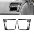 thumbnail image 2 of Carbon Fiber for Legacy/ 2005-2009 Center Console Side Air Outlet Vent Trim Cover Interior Accessories, 2 of 5
