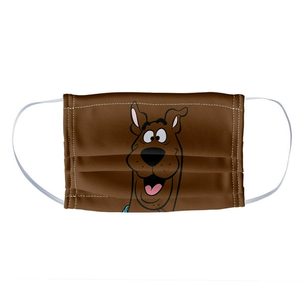Download Popfunk Scooby Doo Happy Face 1 Ply Reusable Face Mask Covering Kids Walmart Com Walmart Com PSD Mockup Templates
