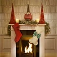 thumbnail image 5 of Dog Bone Christmas Stockings 16 Inch Large Line Pet Christmas Stockings with Bowknot Burlap Fireplace Hanging Stockings Gift Bags for Christmas Decorations, 5 of 7
