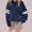 Blue, variant on Girls Fashion Hoodie, Cute Long Sleeve Oversized Hooded Sweatshirt for School and Casual Pullover Tops New Girls Comfy Long Sleeve Shirts Khaki 9-10 Years