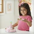 thumbnail image 6 of Melissa & Doug Wooden Triple-Layer Party Cake Play Food Set for Preschool Boys and Girls, 6 of 10