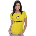 thumbnail image 5 of Thinking Loading Computer Nerd Geek Women's T Shirt Ladies Tee Brisco Brands 2X, 5 of 6
