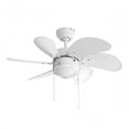 thumbnail image 1 of Ventilador Techo 30 3 V 60W 6 Aspas Blanco Blanc Veker 7662 VEKER 7662, 1 of 3