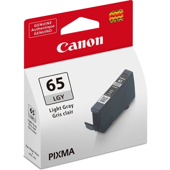 Canon Light Gray Ink Cartridge, CLI-65, for PIXMA PRO-200, Long-Lasting ...
