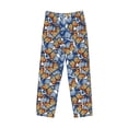 thumbnail image 4 of Xecao Colorful Butterfly1 Men's Straight Lounge Pajama Pants: The Ultimate in Comfortable Sleepwear, 4 of 9