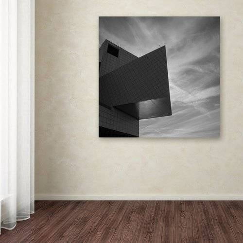 Trademark Fine Art "Rock and Roll Hall of Fame Abstract" Canvas Art by Kurt Shaffer