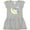 AC-Heather Grey, variant on Inktastic Unicorn Moon Girls Toddler Dress