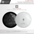thumbnail image 5 of Stylish Vessel 16" Black Porcelain Round Bathroom Sink P-228N, 5 of 8