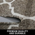 thumbnail image 3 of XICEN Indoor Door Mat, 20x32, Non-Slip Absorbent Resist Dirt Entrance Rug, Machine Washable Low-Profile Inside Floor Mat Door Rugs for Entryway, Khaki Trellis, 3 of 6