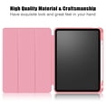 thumbnail image 3 of iPad Air 5th 4th Generation Case, iPad 10.9" Case 2022 2020, Allytech Ultra Slim Trifold Stand Protective Multi Angle Stand Pencil Holder Case Cover for Apple iPad Air 4 5, Pink, 3 of 10
