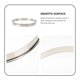 thumbnail image 4 of Anillo de pizza anillo de pizza anillo de hojaldre anillo de hornear con forma redonda para hornear para casa, 4 of 6