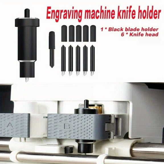 7Pcs Deep Point Blade And Housing For Maker 3/Maker/Venture/Explore 3/Air 2/Air/One,Deep Cut Blade Cuts Thick Materials-Magnet,Chipboard/Thick Cardstock/Foam/Cardboard toolbox sets hand tools