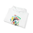 thumbnail image 2 of Card Game Stack Hoodie, Fun Draw 4 Stack Design, Retro Gaming Graphic, 2 of 5