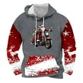 thumbnail image 1 of Sudadera con capucha para hombre, moda, movimiento, estampado navideño, suéter con capucha, sudadera con capucha, blusa para hombre, blusa de poliéster, 1 of 4