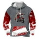 thumbnail image 1 of Sudadera con capucha para hombre, moda, movimiento, estampado navideño, suéter con capucha, sudadera con capucha, blusa para hombre, blusa de poliéster, 1 of 4