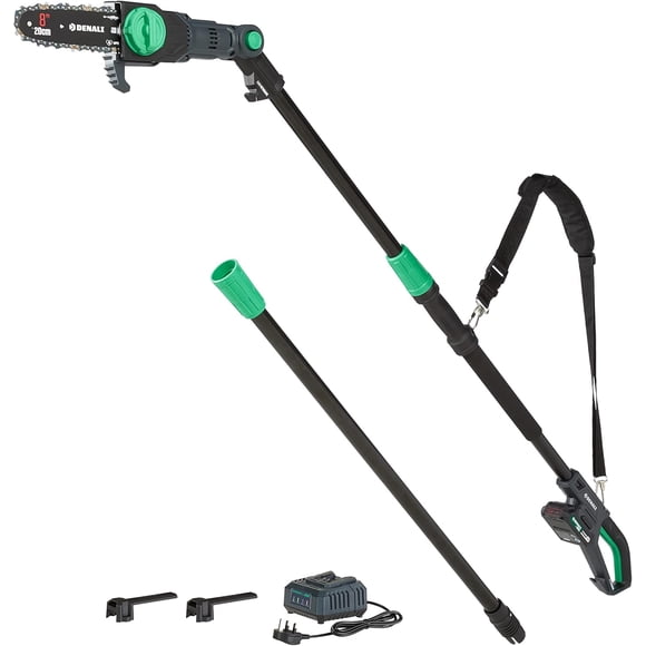 Denali by SKIL 18 V (20V MAX) Brushed 20 cm Pole Saw Kit, Includes 2.0Ah Lithium Battery and Charger, 8-inch, Blue