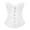 White, variant on Women's Ruffled Jacquard Sweetheart Corset, JIANLAI Strapless Bustier Waist Cincher Corset Top