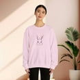 thumbnail image 5 of Bunny Women  Sweatshirt, Easter Bunny Sweatshirt, Easter Bunny Gifts, 5 of 5