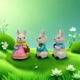 thumbnail image 3 of Outdoor Easter Bunny, Weather-Resistant Resin Rabbit Garden Statue for Yard, Flower Bed, Porch & Spring Landscape Decor A, 3 of 4