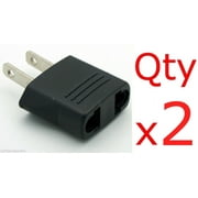 Seven Star North American - Euro Asia To US-Style Travel Plug Adapter 2 Count