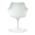 thumbnail image 6 of Modholic Tulip Swivel Armchair, Gray (Set Of 2), 6 of 6