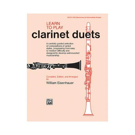 Alfred Learn To Play Clarinet Duets Book