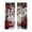 L, variant on Christmas Curtains, Snowflake Print Window Panel Set with Rod Pocket, Holiday Drapes for Bedroom and Living Room