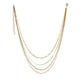 thumbnail image 2 of Collar cadena cuadruple chapa de oro amarillo 18k, 2 of 4