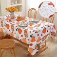 thumbnail image 4 of Fall Tablecloths for Rectangle Tables, Spill Proof Pumpkin Table Cloth with Gnomes Prints, Autumn Decorative Table Cover for Fall, Harvest and Thanksgiving (Rectangle, 60" x 84"), 4 of 6