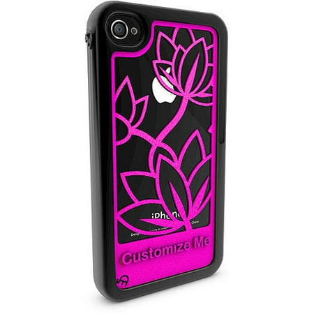 Apple iPhone 4 and 4s 3D Printed Custom Phone Case - Lotus Flower Design