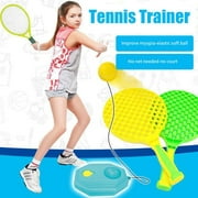 cdar Tennis Rebounder Kit 1 Set Interactive Entertainment Portable Durable Tennis Ball Rebounder Kit with Racket Ball
