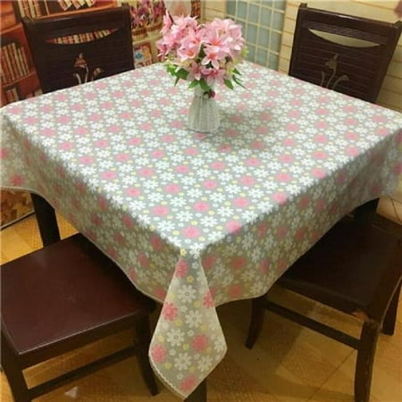 

Square tablecloth waterproof oil-proof non-washable European household table cloth PVC plastic table cloth cover