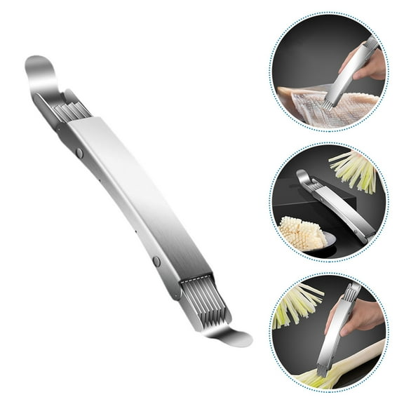 PAMINGONO Double Headed Design Scallions Cutter 1Pack 9.3x1x0.4In