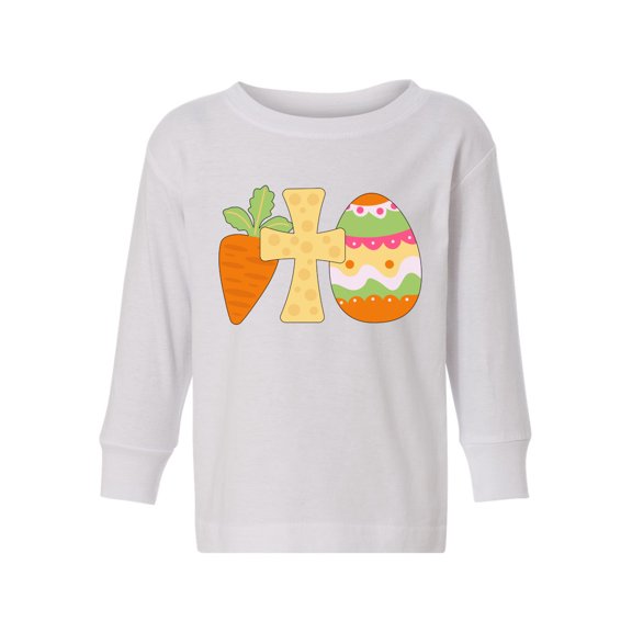 Happy Easter Toddlers Clothing for Girls Boys Age 2-6 Year Old Kids Novlety Tees Christian Easter 2021 Long Sleeve Tee