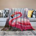 thumbnail image 2 of COMIO Flamingo Blanket Flamingo Gifts for Girl Men Flamingo Throw Blanket for Couch Sofa Bed Soft Warm Flannel for Kids adults, 2 of 6