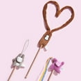thumbnail image 2 of Mayitwill Natural Interactive Cat Wand, Safe Hunting Distance Cat Toys for Indoor Cats Nickel, 2 of 7