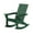 Dark Green, variant on WestinTrends Ashore Patio Rocking Chair, All Weather Poly Lumber Plank Adirondack Rocker Chair, Modern Farmhouse Outdoor Rocking Chairs for Porch Garden Backyard and Indoor, Pacific Blue