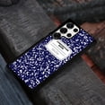 thumbnail image 4 of WIRESTER Shockproof Soft Rubber Cover Case for Samsung Galaxy S25 Ultra 6.8" 2025, Blue Composition Book, 4 of 5